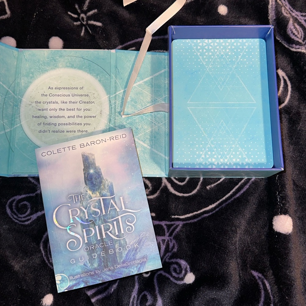 The Crystal Spirits Oracle Deck with Guidebook
